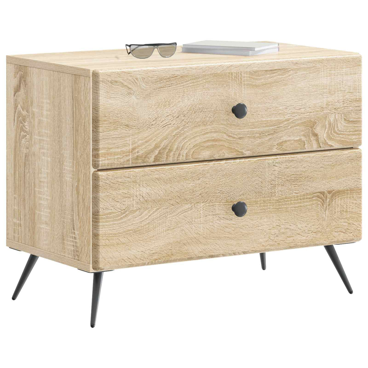 Nachttisch Sonoma-Eiche 62 x 34,5 x 47,5 cm Holzwerkstoff