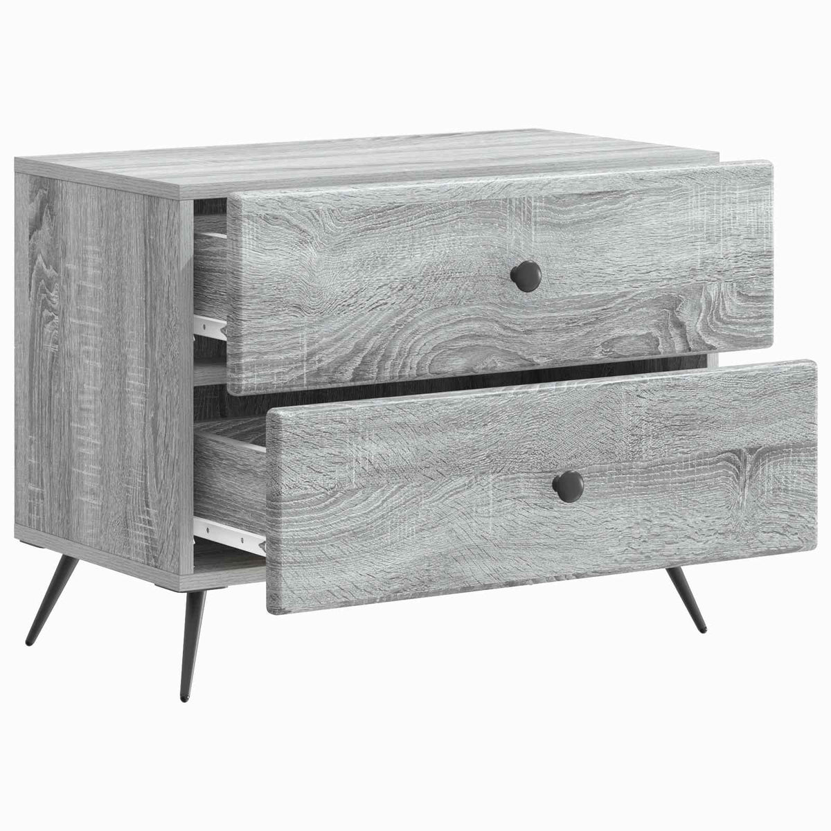 Nachttisch Sonoma-Grau 62 x 34,5 x 47,5 cm Holzwerkstoff
