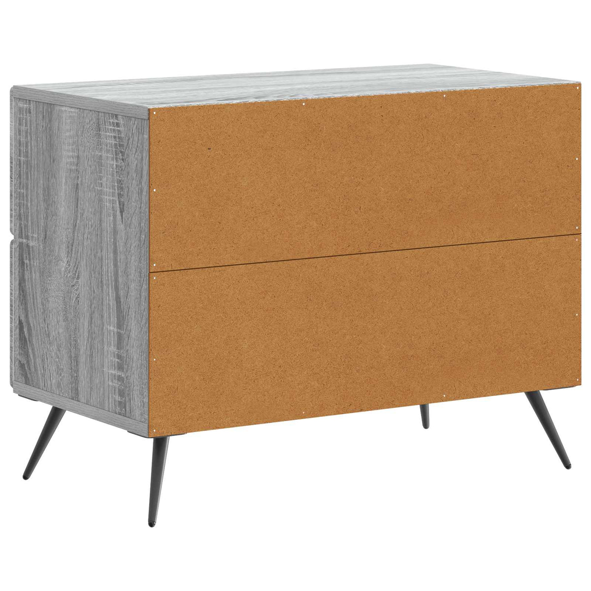 Nachttisch Sonoma-Grau 62 x 34,5 x 47,5 cm Holzwerkstoff