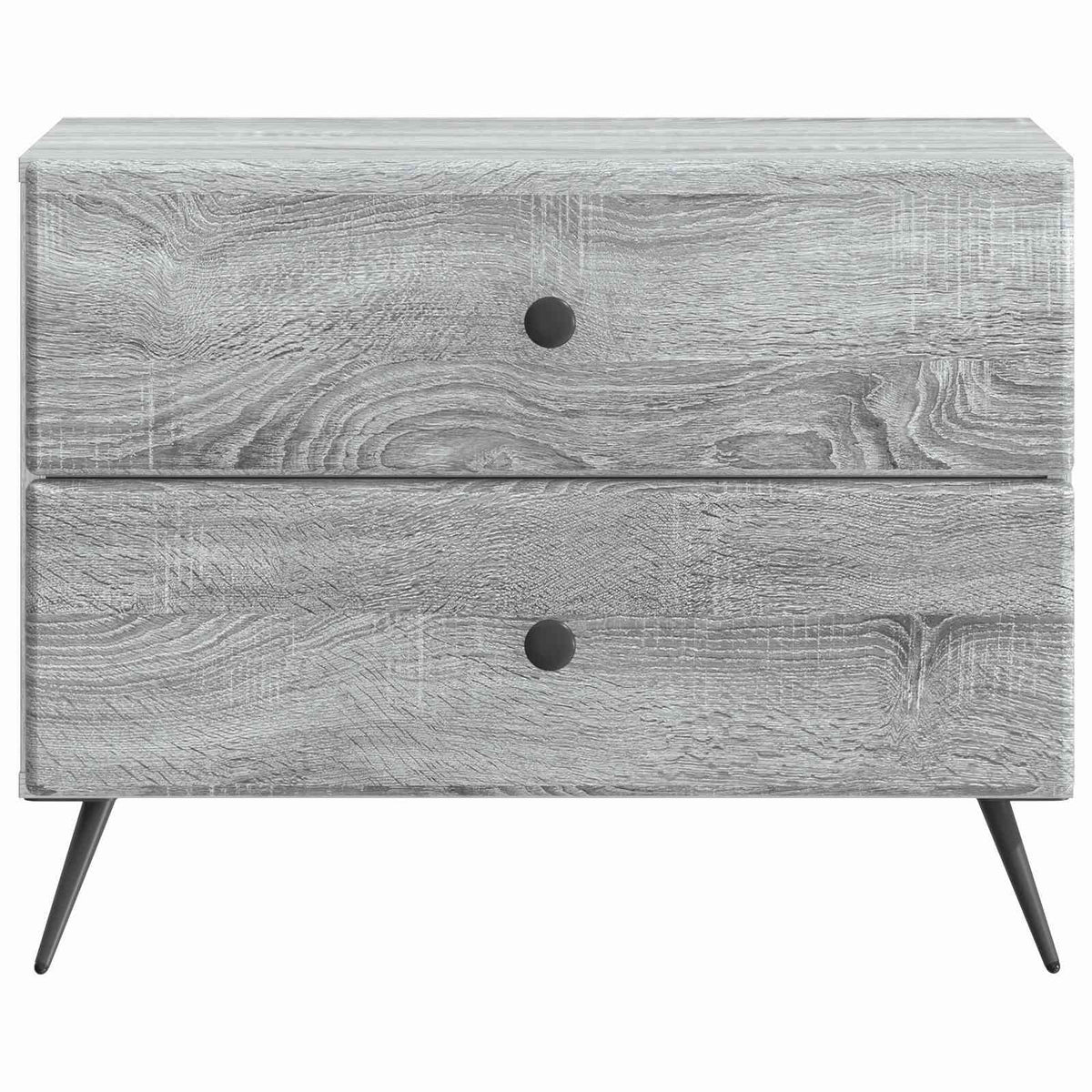 Nachttisch Sonoma-Grau 62 x 34,5 x 47,5 cm Holzwerkstoff