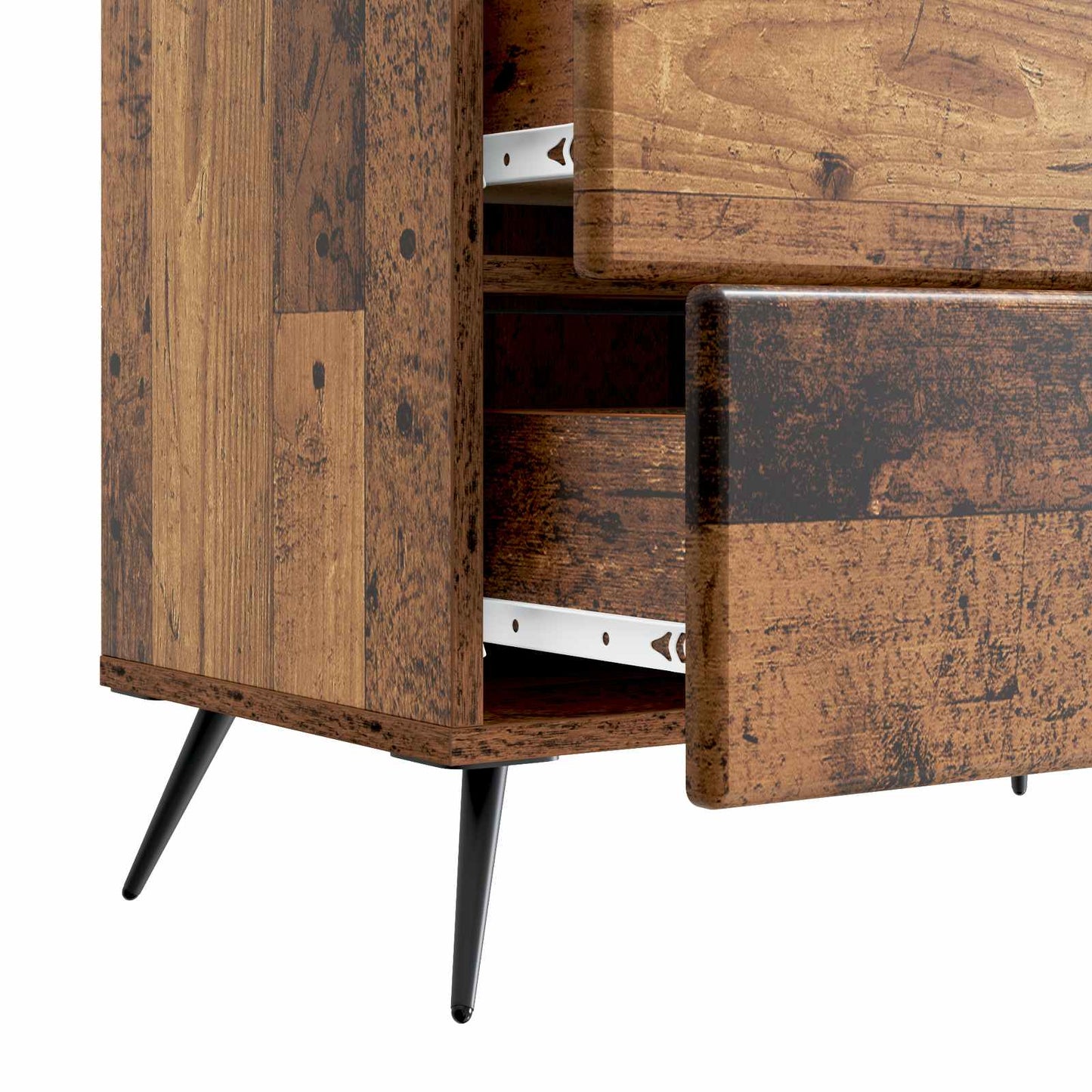 Nachttisch Altholz 62 x 34,5 x 47,5 cm Holzwerkstoff