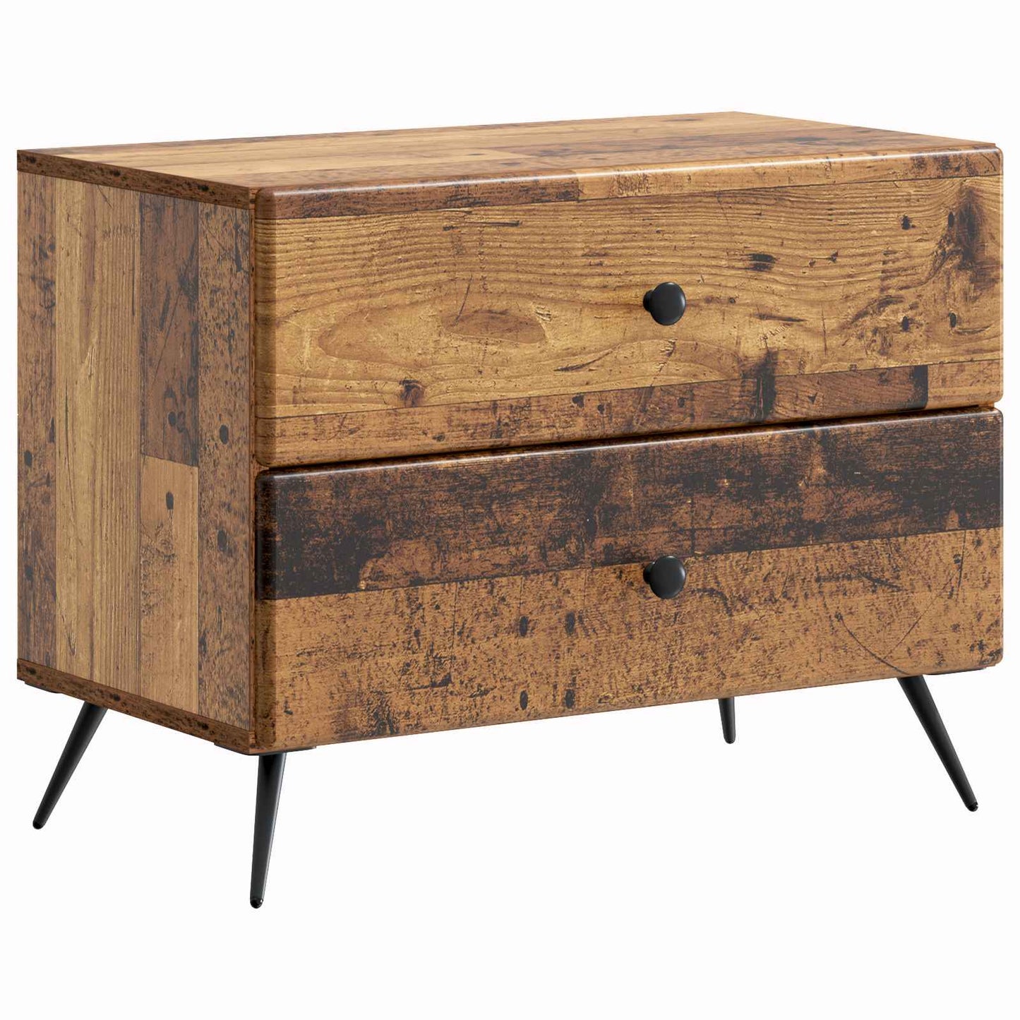 Nachttisch Altholz 62 x 34,5 x 47,5 cm Holzwerkstoff