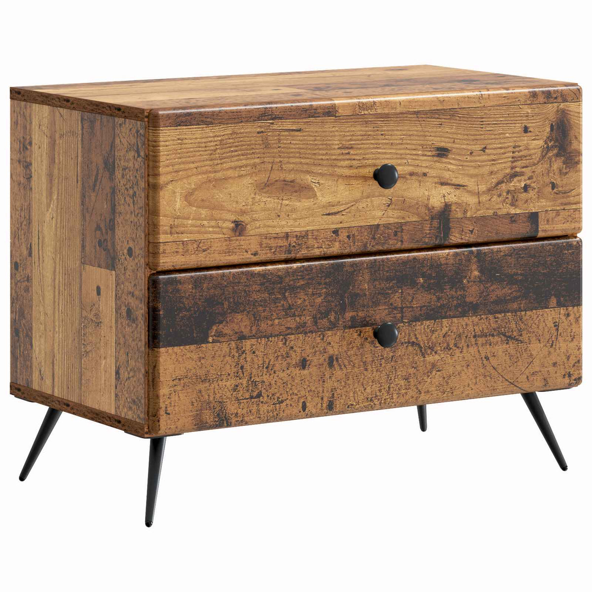 Nachttisch Altholz 62 x 34,5 x 47,5 cm Holzwerkstoff