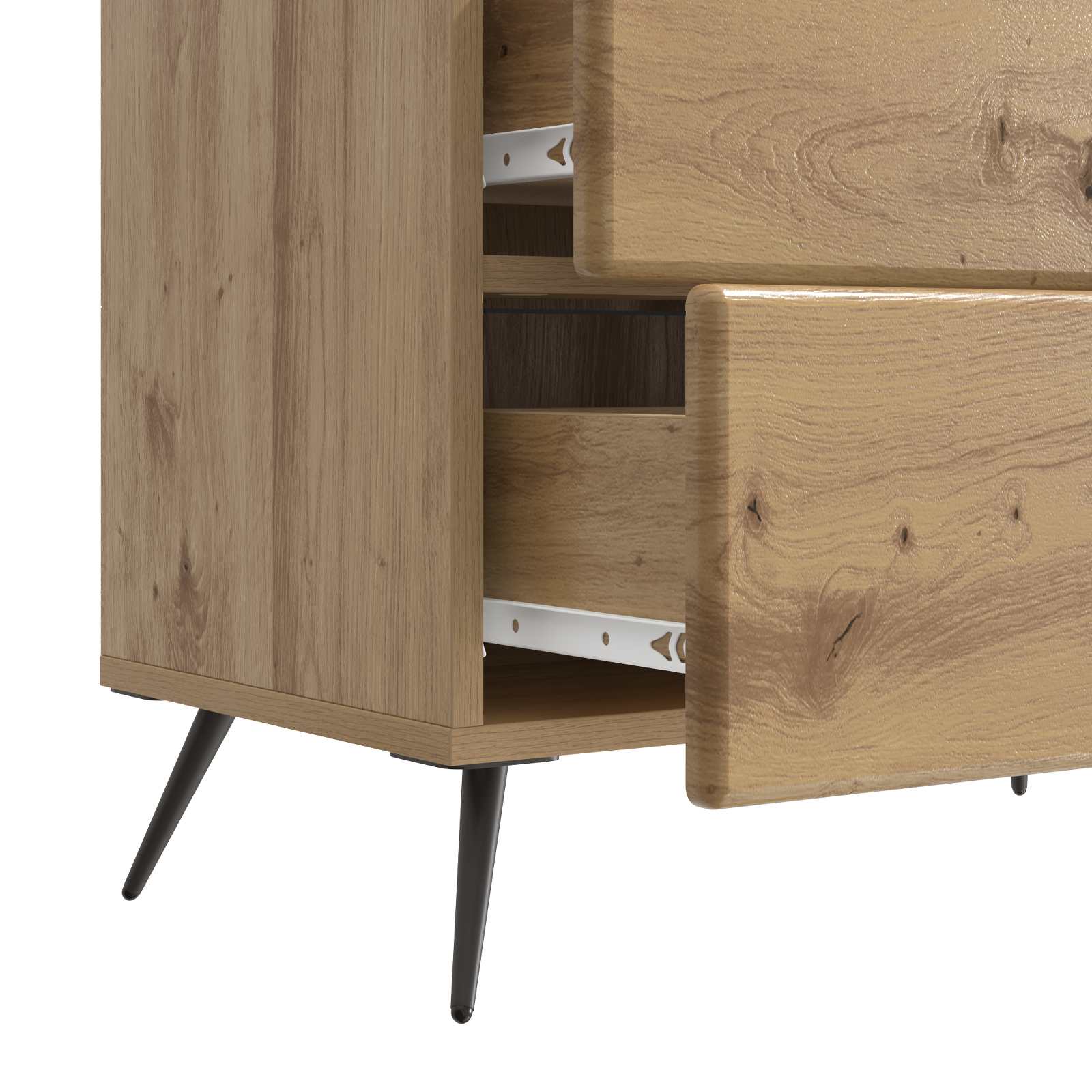 Nachttisch Artisan-Eiche 62 x 34,5 x 47,5 cm Holzwerkstoff