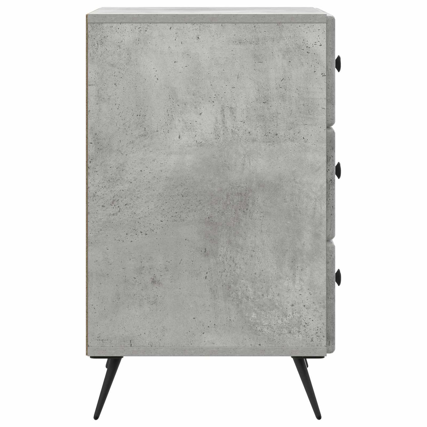 Nachttisch Betongrau 43 x 41 x 66,5 cm Holzwerkstoff