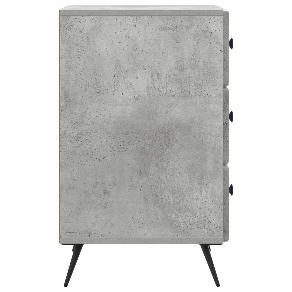 Nachttisch Betongrau 43 x 41 x 66,5 cm Holzwerkstoff