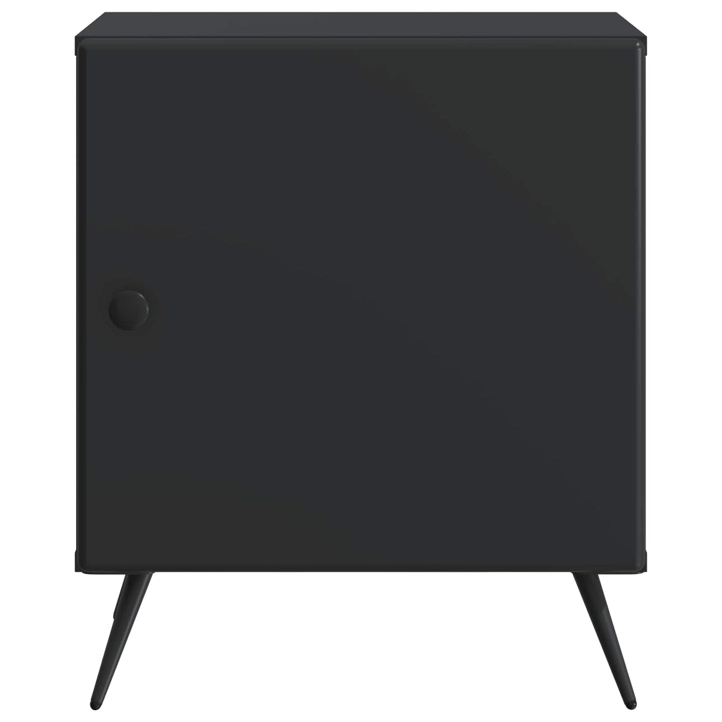 Nachttisch Schwarz 43 x 34,5 x 50 cm Holzwerkstoff