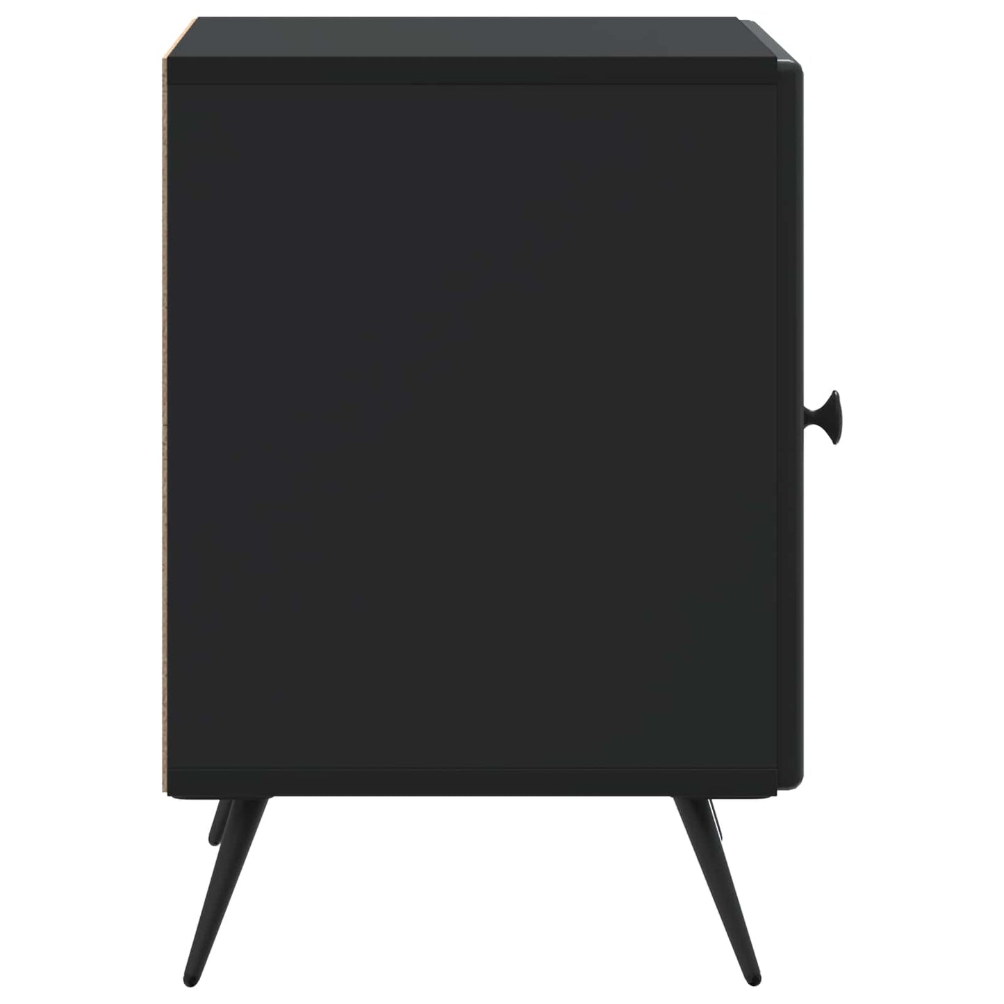 Nachttisch 2 stk. Schwarz 43 x 34,5 x 50 cm Holzwerkstoff