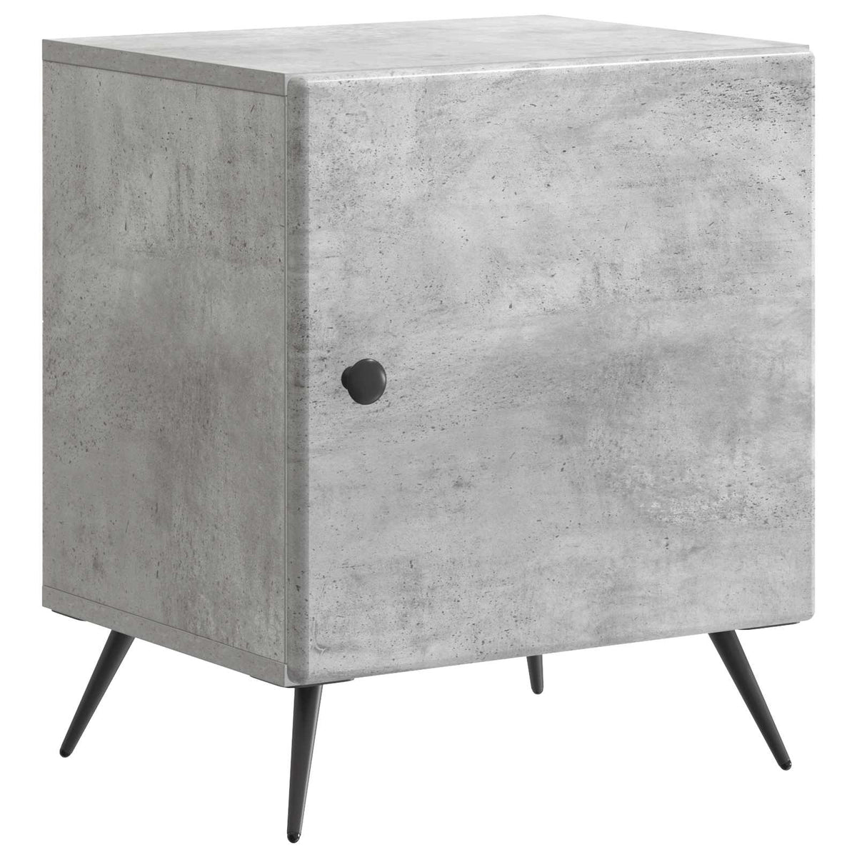 Nachttisch 2 stk. Betongrau 43 x 34,5 x 50 cm Holzwerkstoff