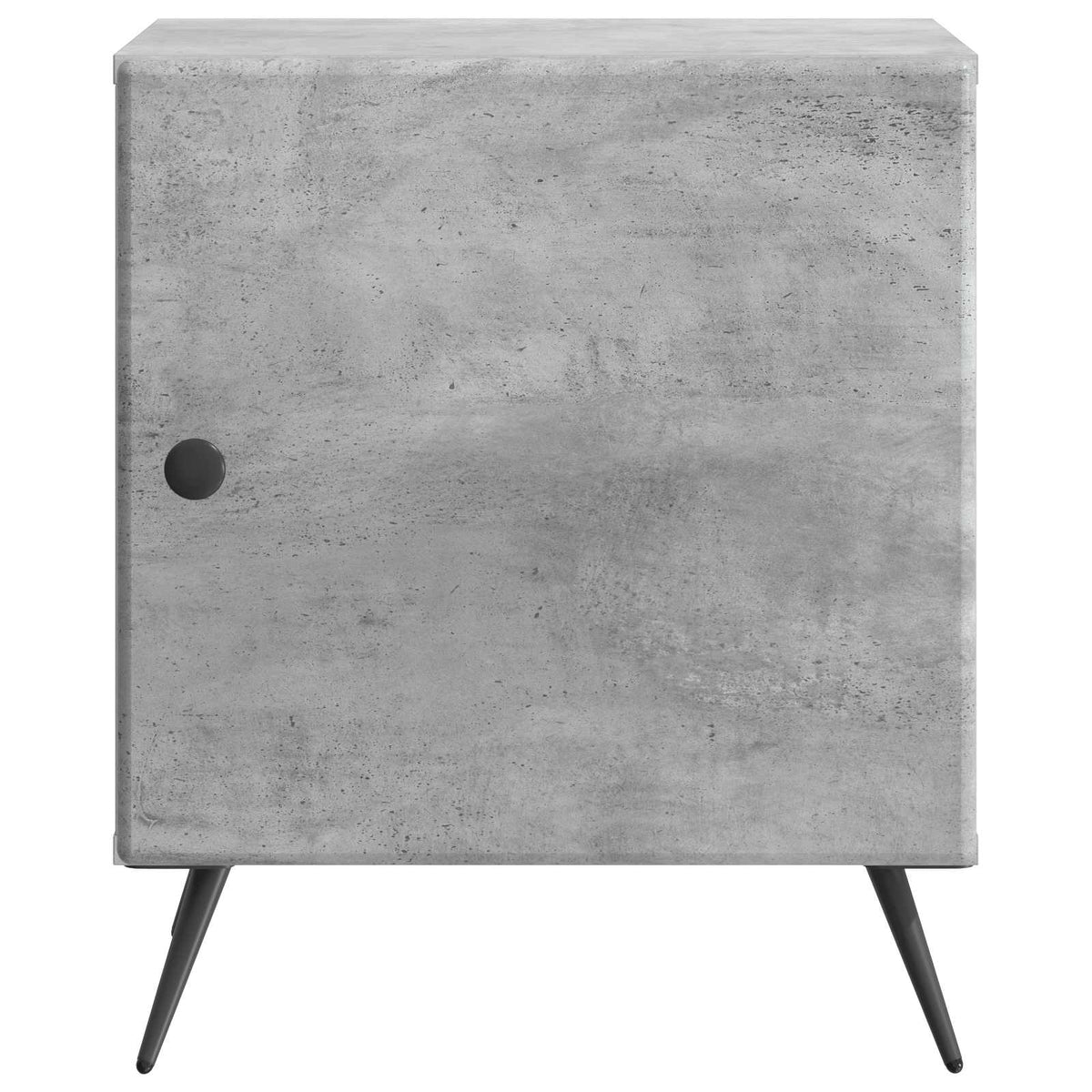 Nachttisch 2 stk. Betongrau 43 x 34,5 x 50 cm Holzwerkstoff