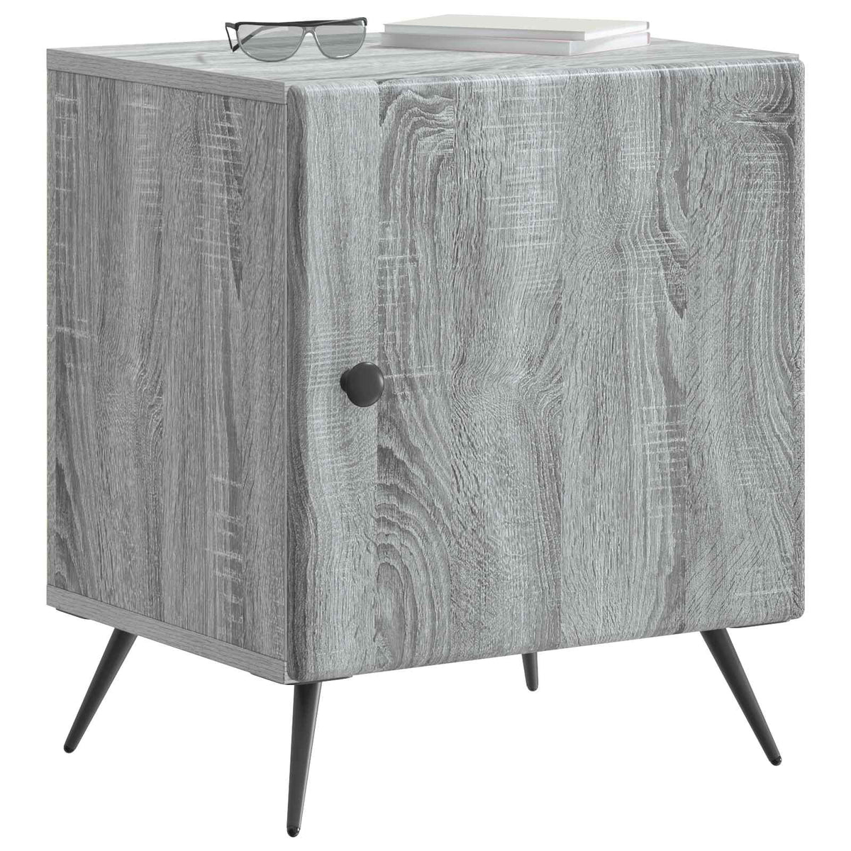 Nachttisch Graues Sonoma 43 x 34,5 x 50 cm Holzwerkstoff