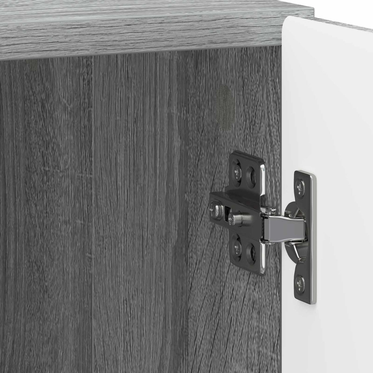 Nachttisch 2 stk. Graues Sonoma 43 x 34,5 x 50 cm Holzwerkstoff