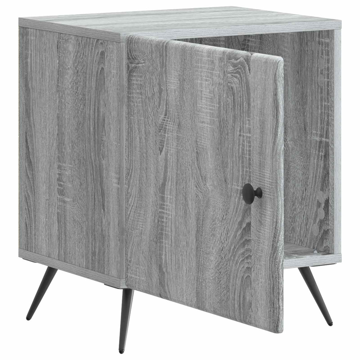 Nachttisch 2 stk. Graues Sonoma 43 x 34,5 x 50 cm Holzwerkstoff