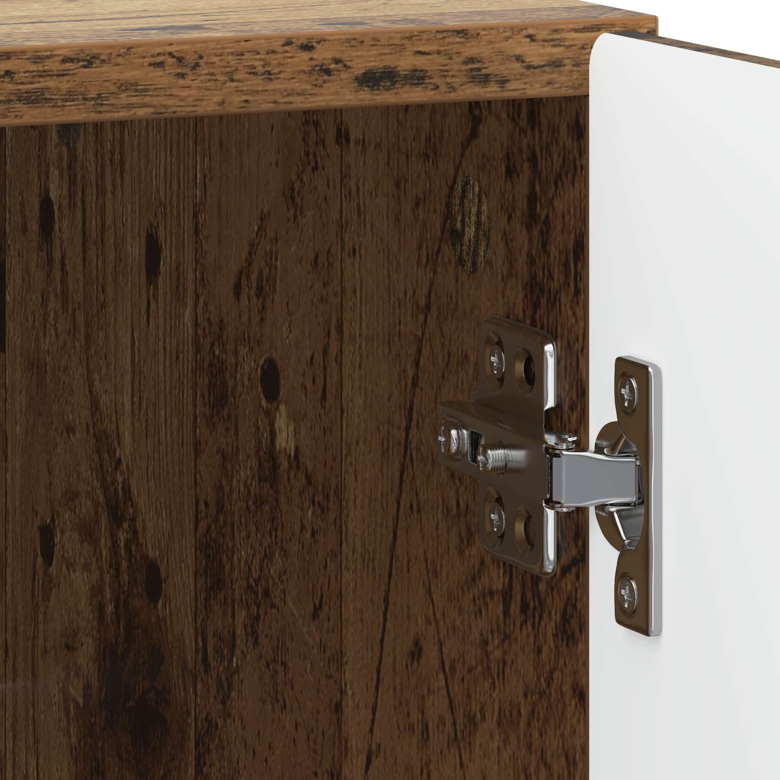 Nachttisch Altholz 43 x 34,5 x 50 cm Holzwerkstoff
