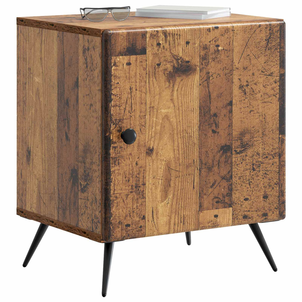 Nachttisch Altholz 43 x 34,5 x 50 cm Holzwerkstoff
