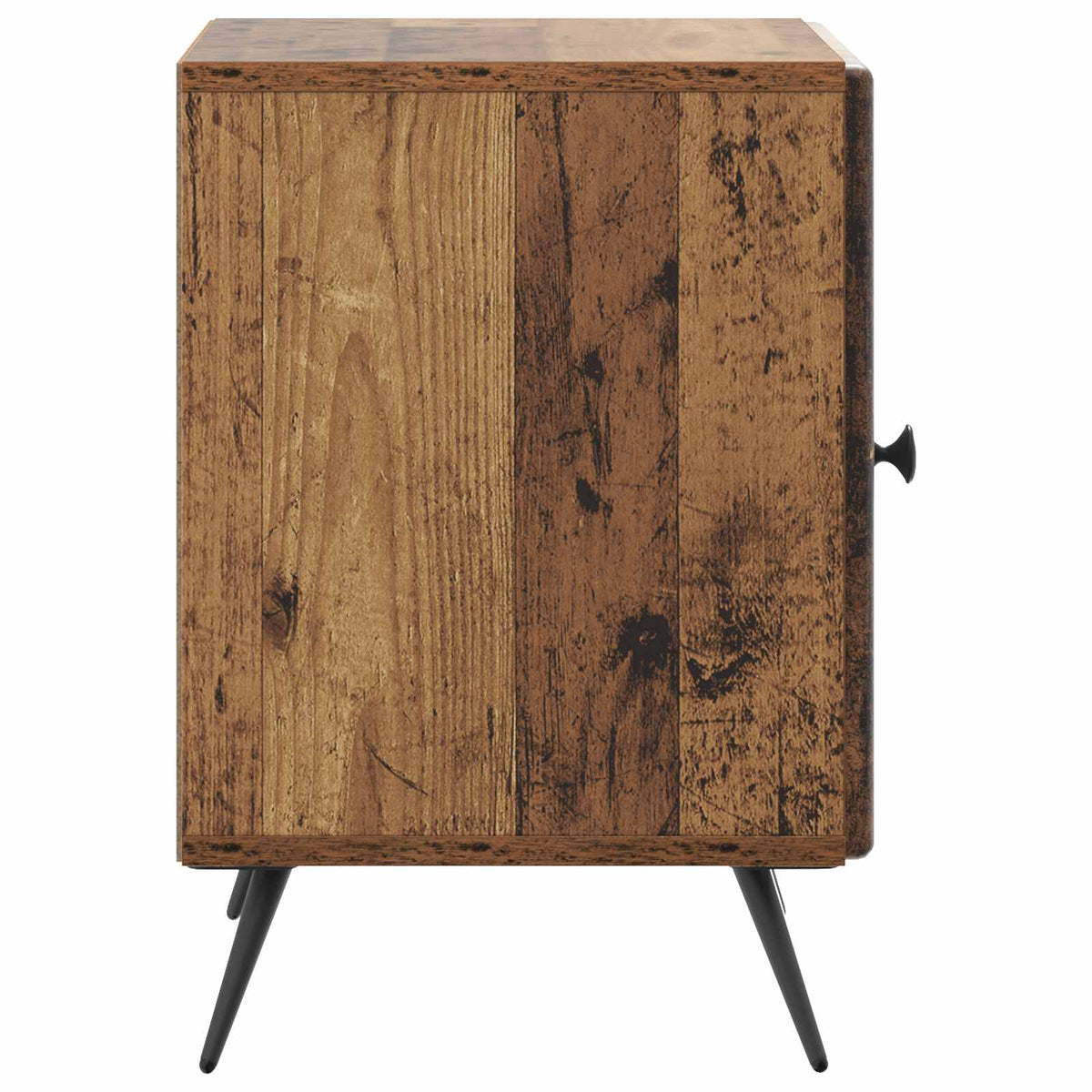 Nachttisch 2 Stk. Altholz 43 x 34,5 x 50 cm Holzwerkstoff