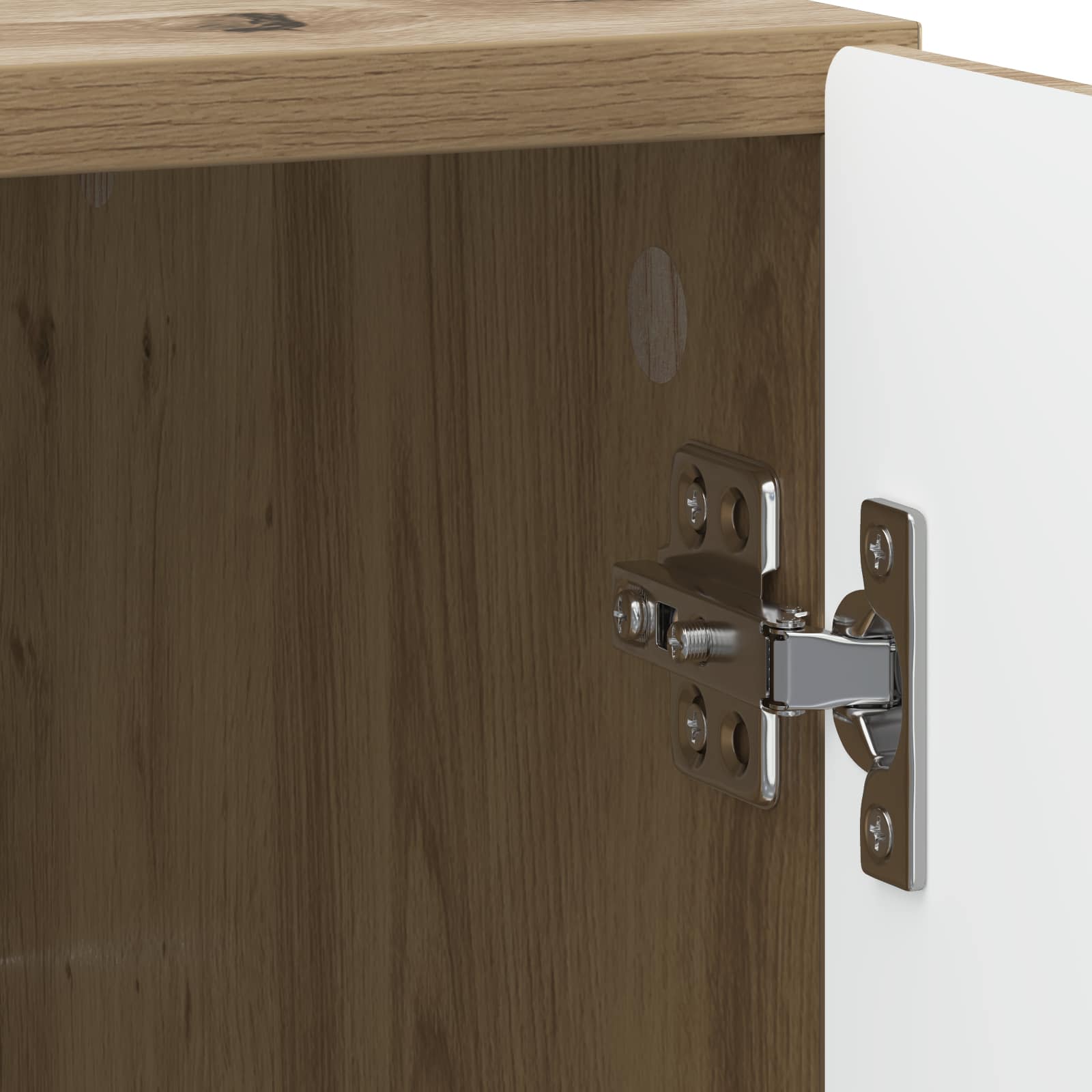 Nachttisch 2 stk. Artisan-Eiche 43 x 34,5 x 50 cm Holzwerkstoff