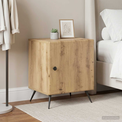 Nachttisch 2 stk. Artisan-Eiche 43 x 34,5 x 50 cm Holzwerkstoff