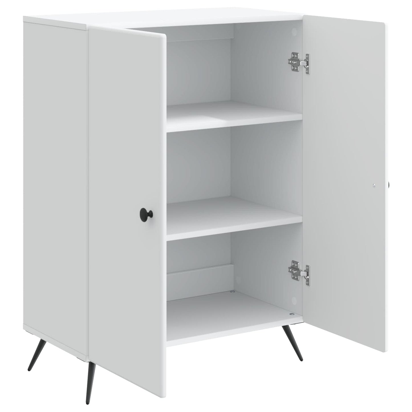 Sideboard Weiß 66 x 34,5 x 90 cm Holzwerkstoff