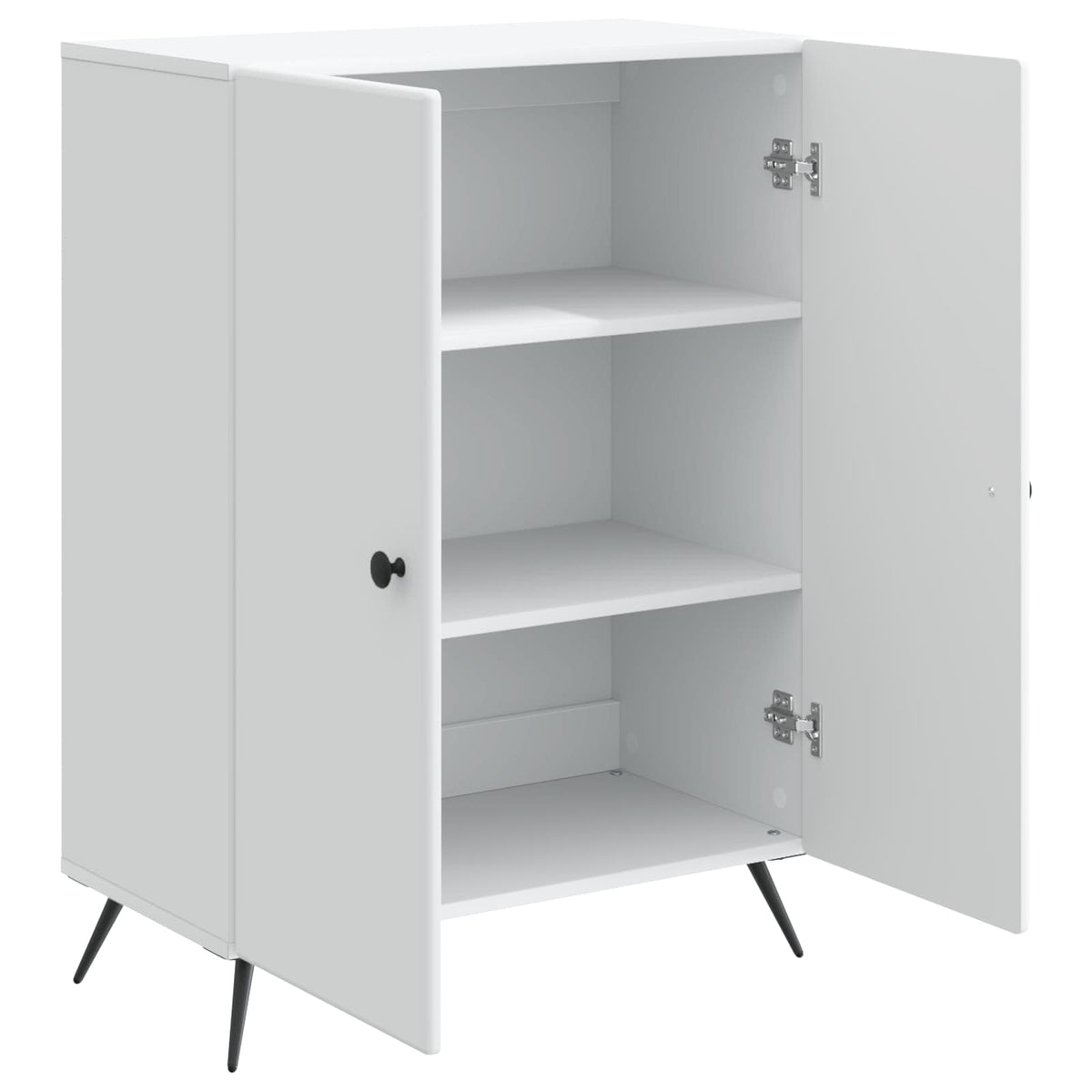 Sideboard Weiß 66 x 34,5 x 90 cm Holzwerkstoff