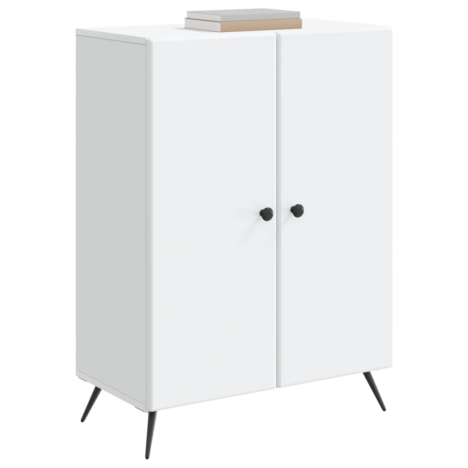 Sideboard Weiß 66 x 34,5 x 90 cm Holzwerkstoff