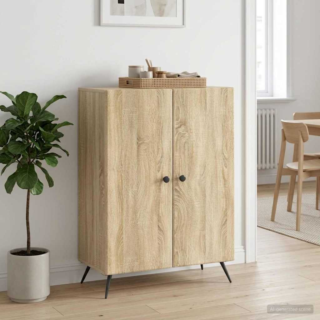 Sideboard Sonoma-Eiche 66 x 34,5 x 90 cm Holzwerkstoff