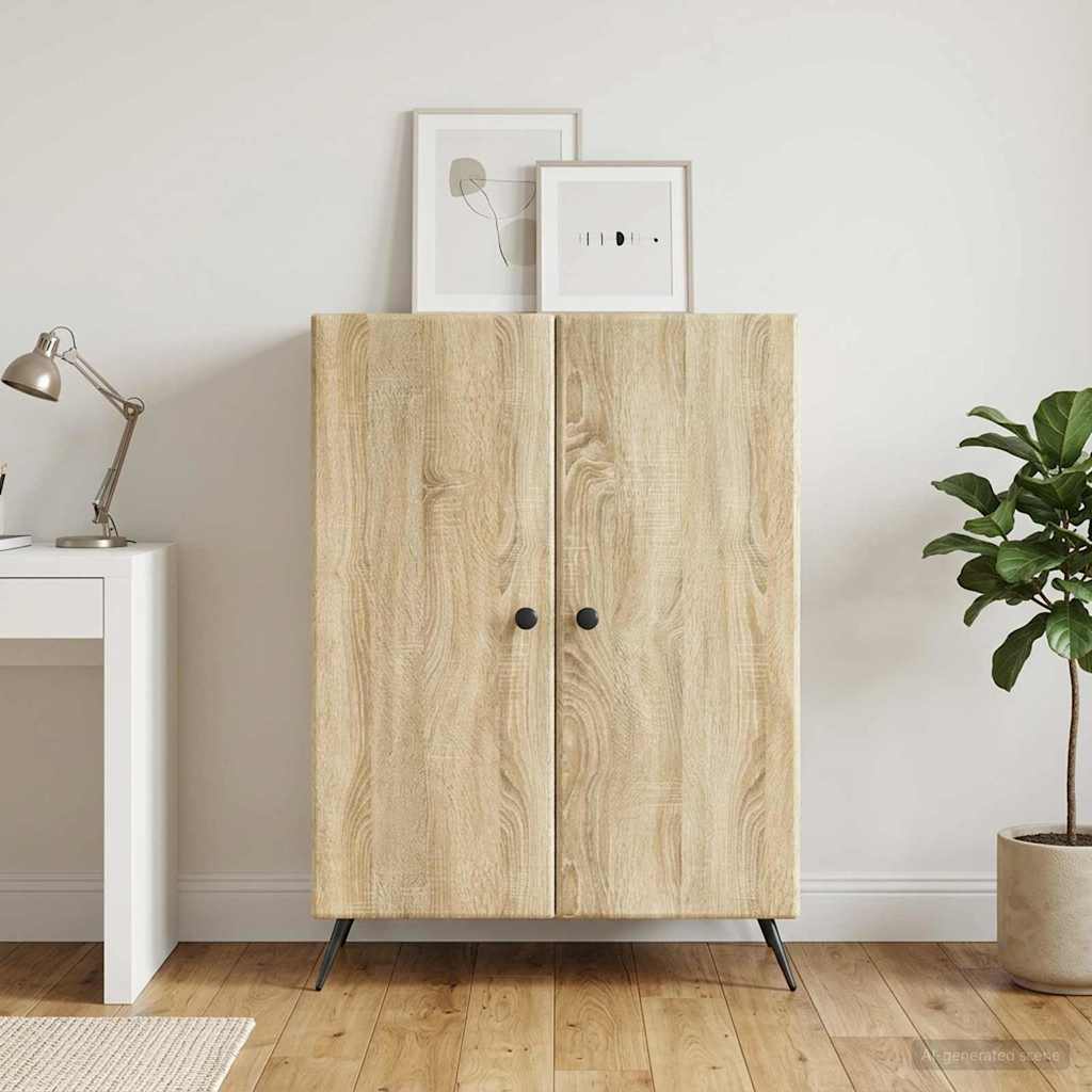 Sideboard Sonoma-Eiche 66 x 34,5 x 90 cm Holzwerkstoff