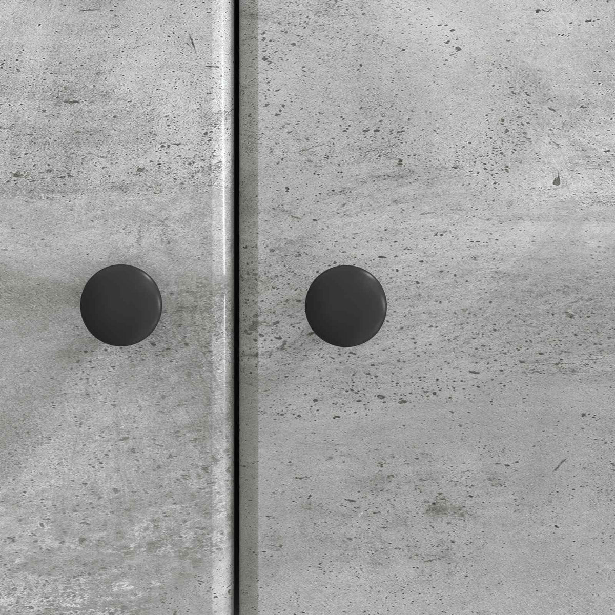 Sideboard Betongrau 66 x 34,5 x 90 cm Holzwerkstoff