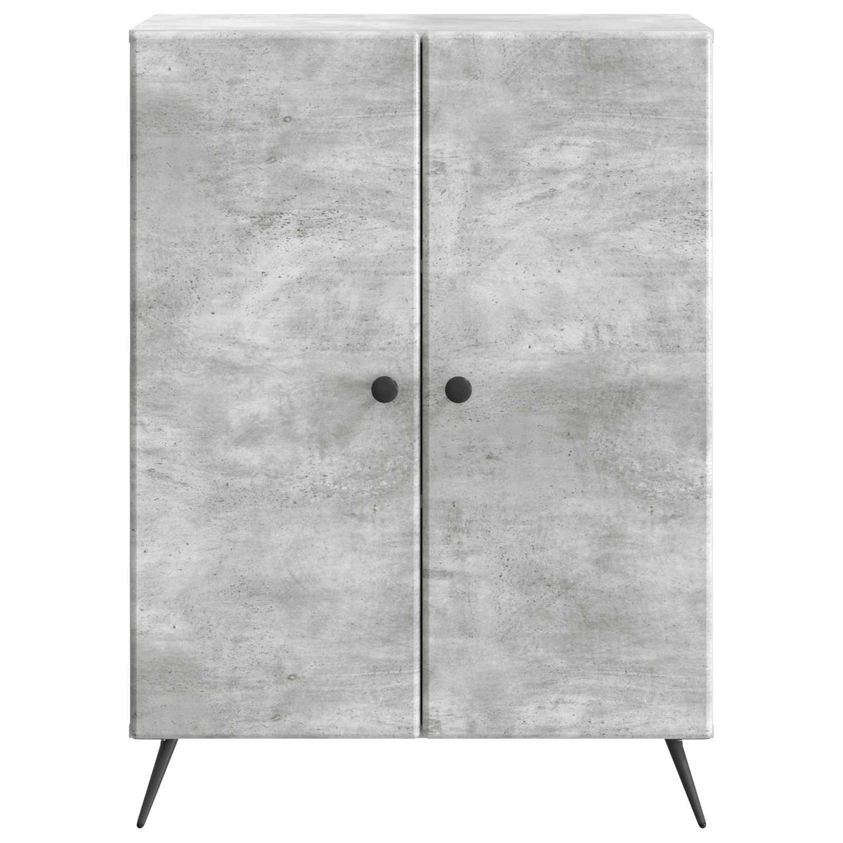 Sideboard Betongrau 66 x 34,5 x 90 cm Holzwerkstoff