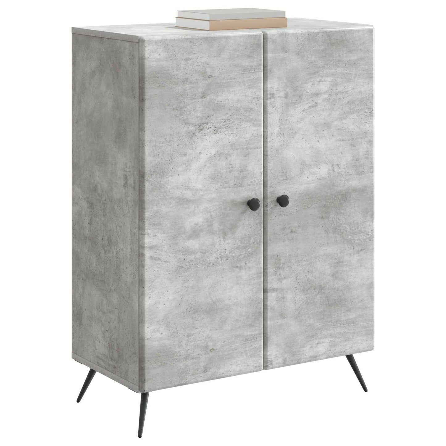Sideboard Betongrau 66 x 34,5 x 90 cm Holzwerkstoff