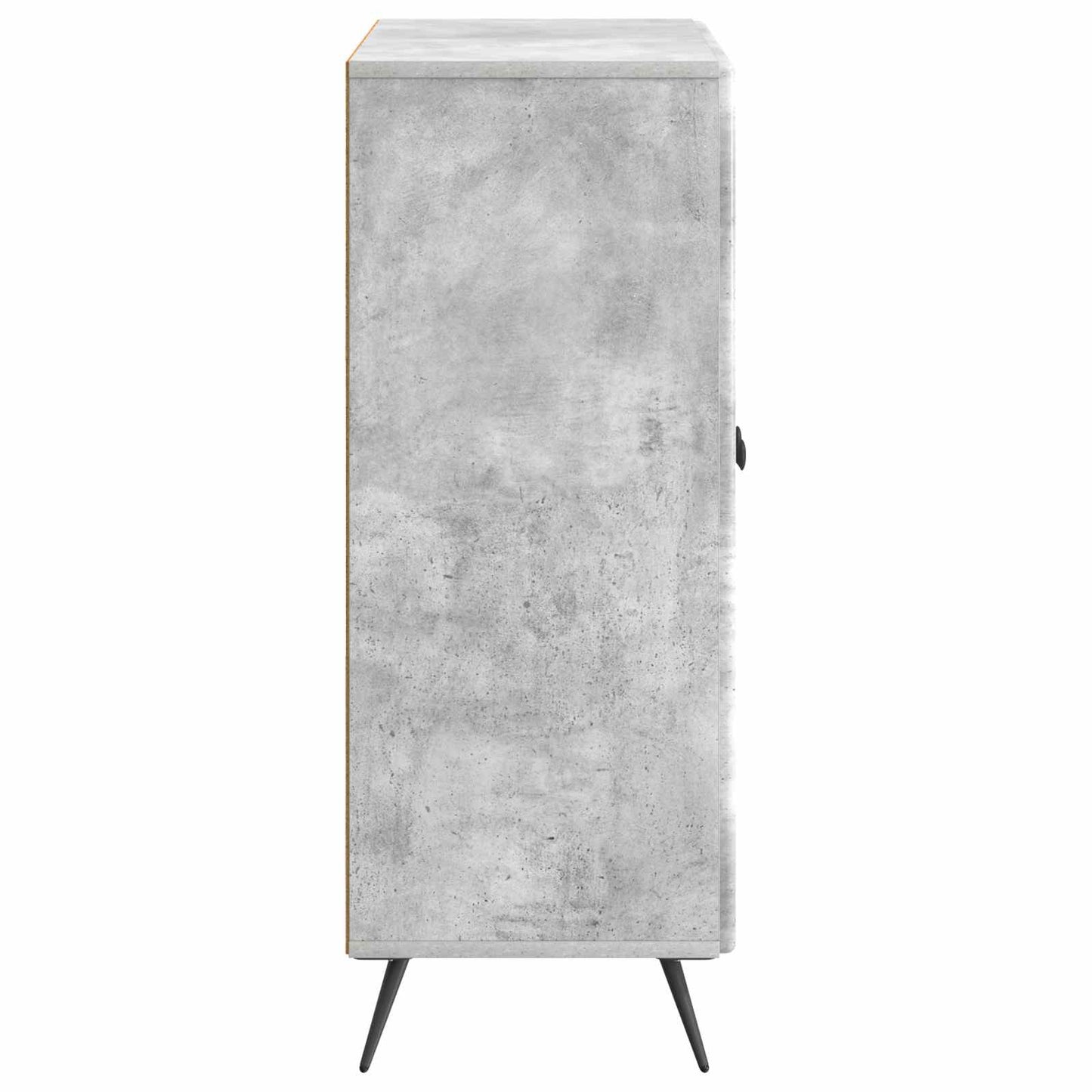 Sideboard Betongrau 66 x 34,5 x 90 cm Holzwerkstoff
