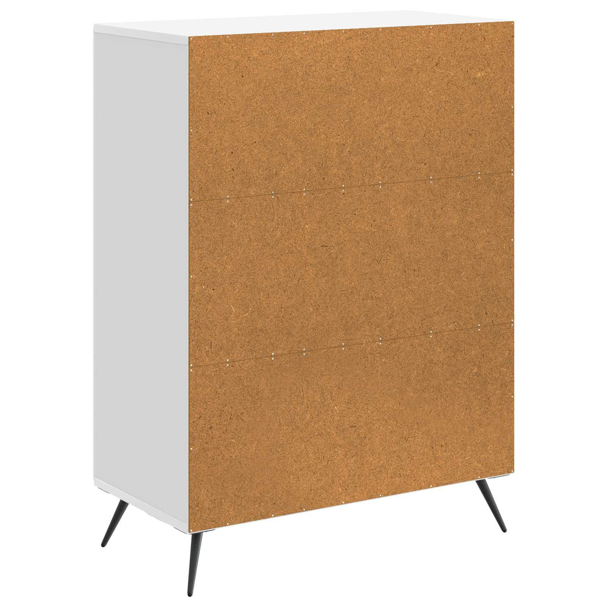 Sideboard Hochglanz Weiß 66 x 34,5 x 90 cm Holzwerkstoff