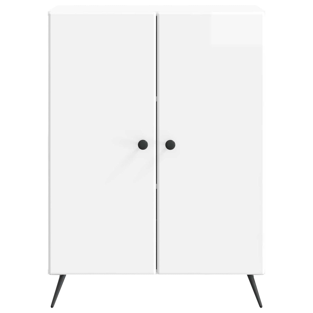 Sideboard Hochglanz Weiß 66 x 34,5 x 90 cm Holzwerkstoff