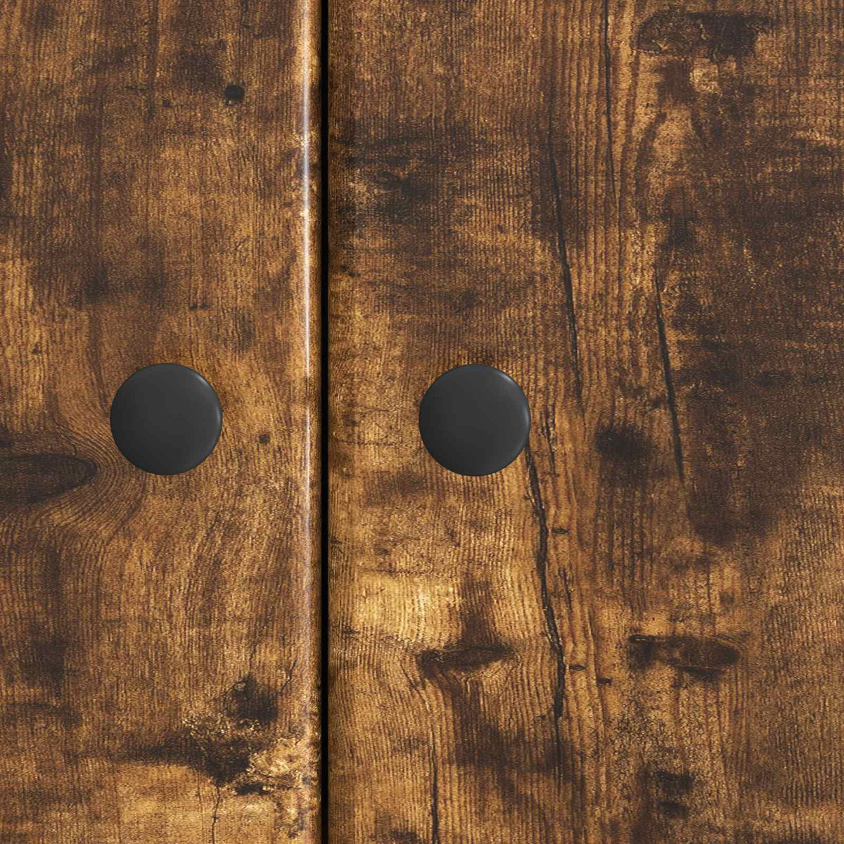 Sideboard Geräucherte Eiche 66 x 34,5 x 90 cm Holzwerkstoff