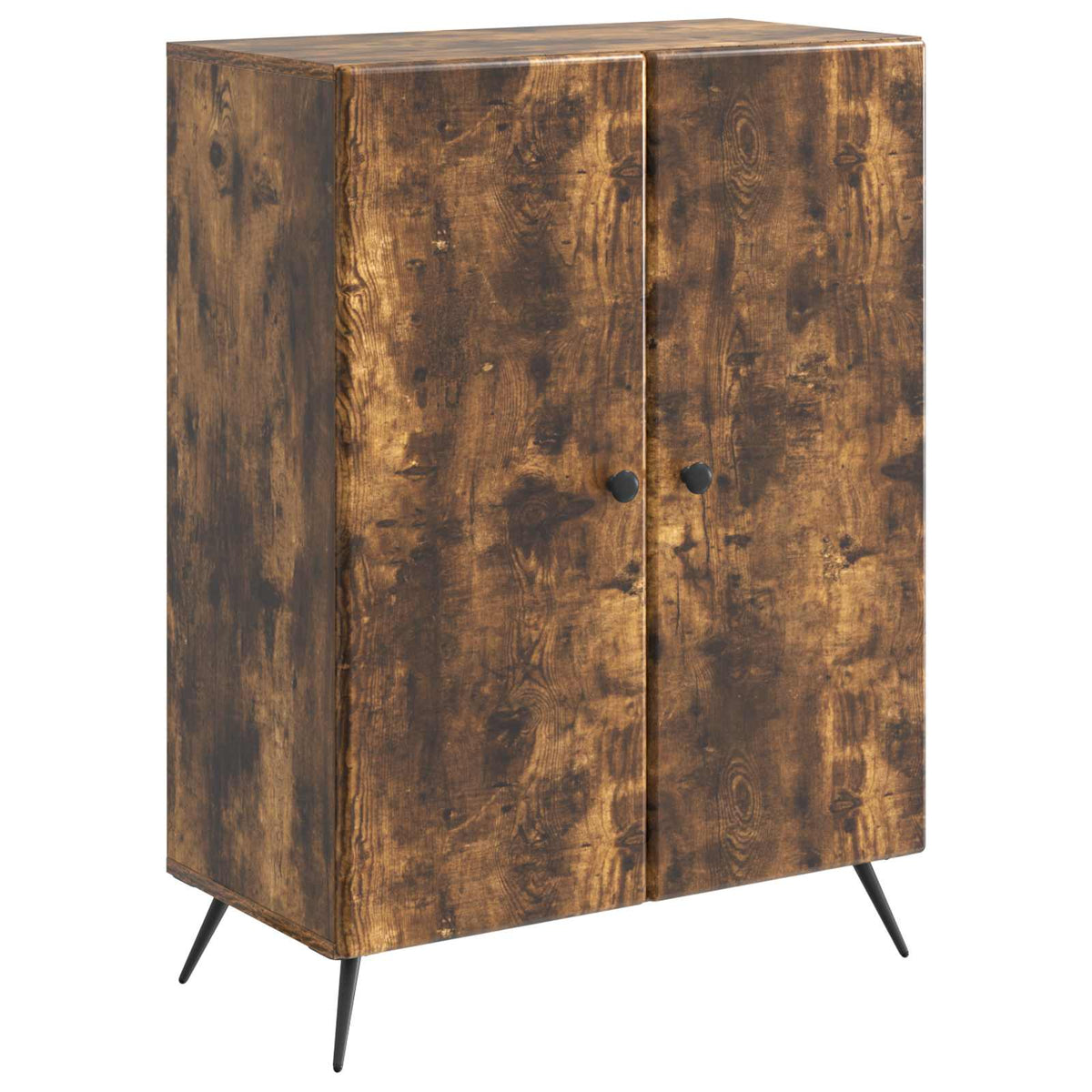 Sideboard Geräucherte Eiche 66 x 34,5 x 90 cm Holzwerkstoff