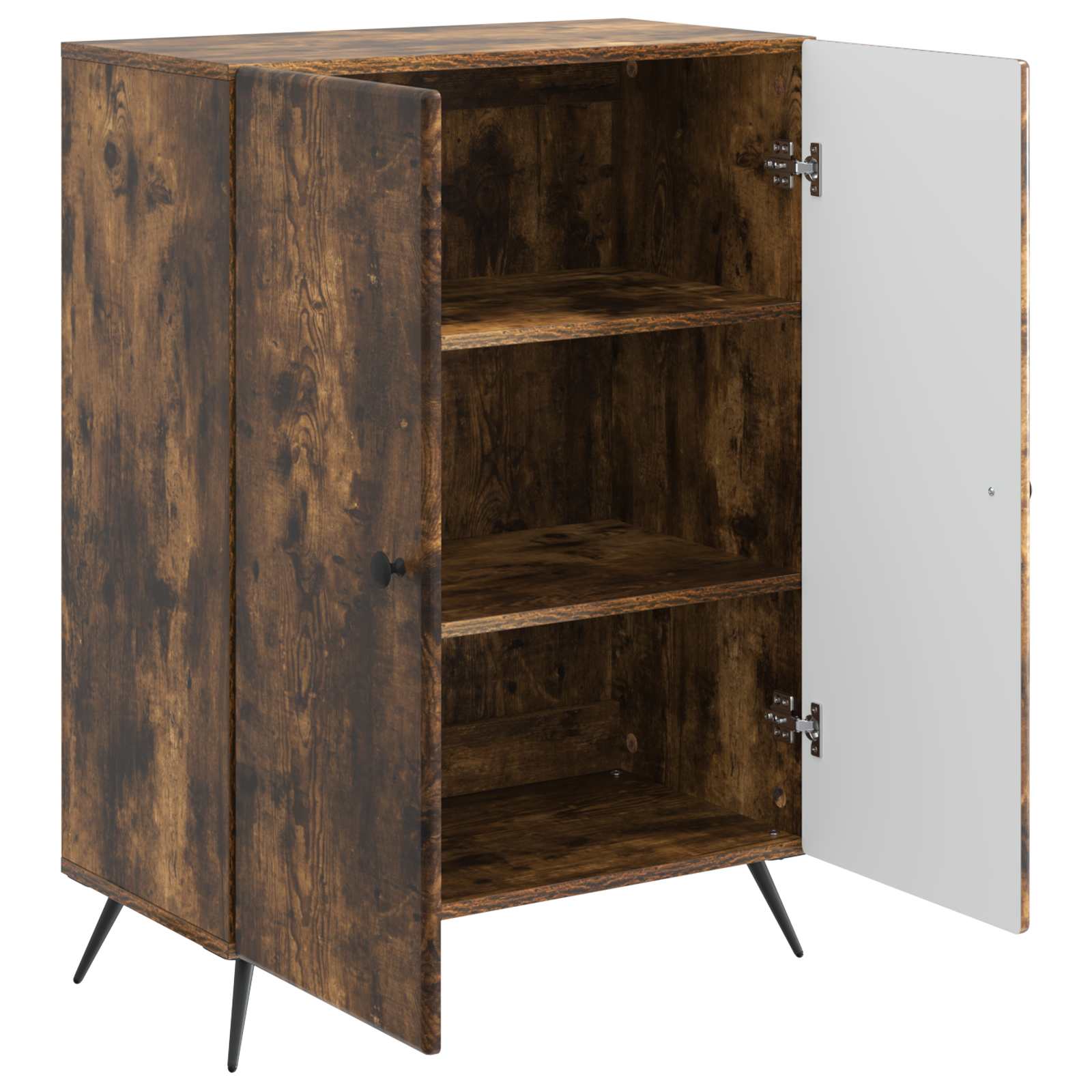 Sideboard Geräucherte Eiche 66 x 34,5 x 90 cm Holzwerkstoff