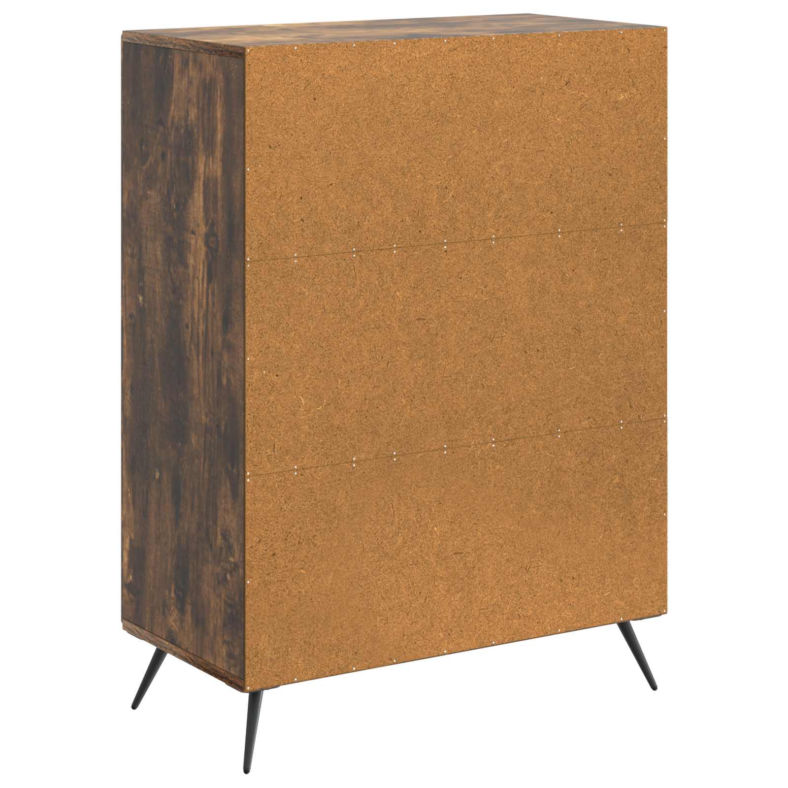 Sideboard Geräucherte Eiche 66 x 34,5 x 90 cm Holzwerkstoff