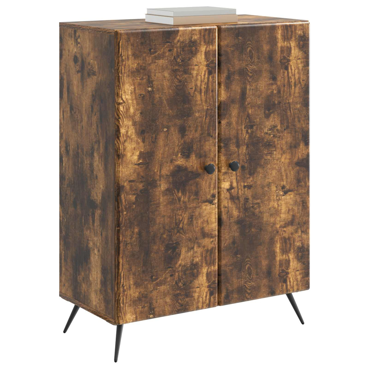 Sideboard Geräucherte Eiche 66 x 34,5 x 90 cm Holzwerkstoff