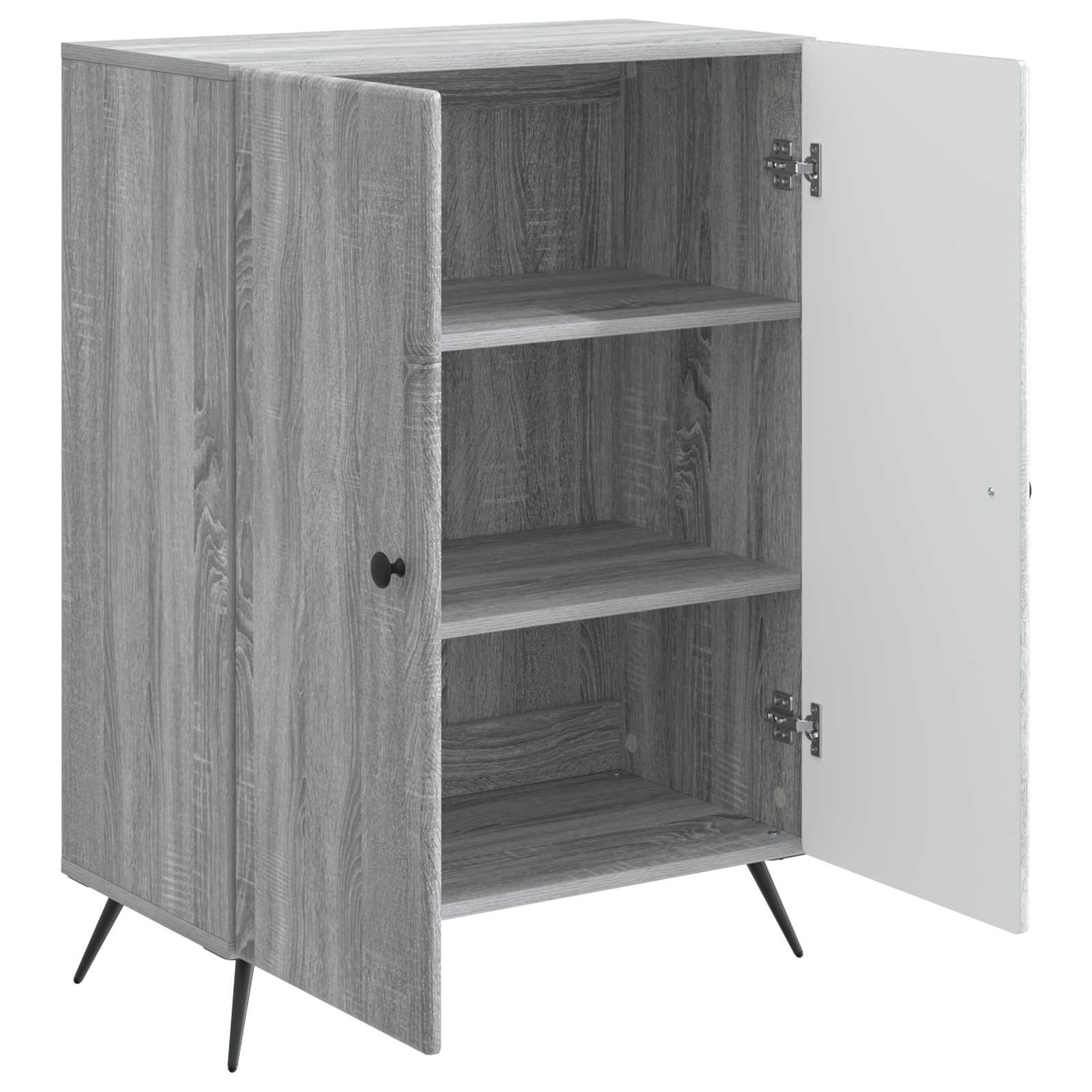 Sideboard Graues Sonoma 66 x 34,5 x 90 cm Holzwerkstoff