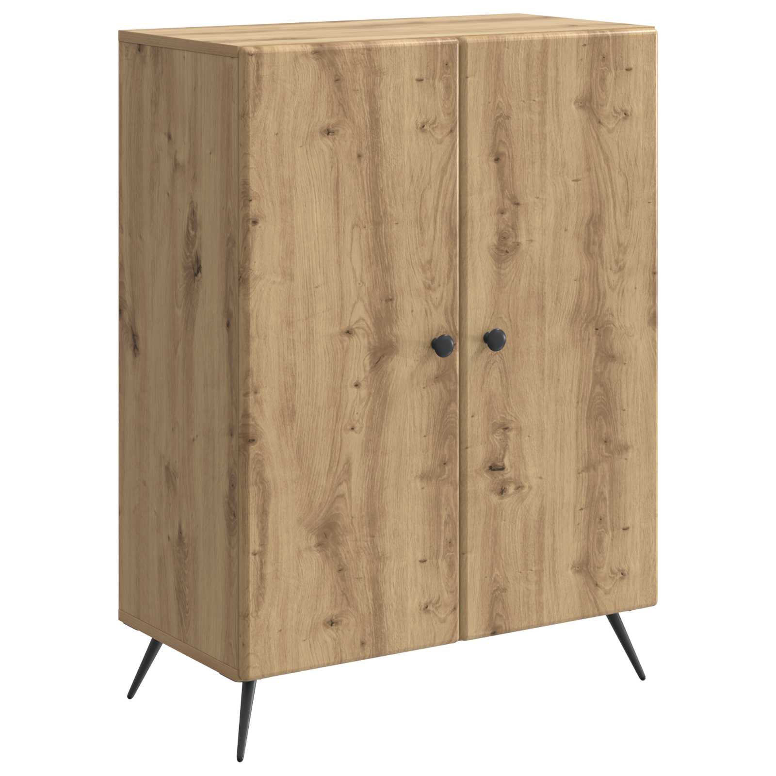 Sideboard Artisan-Eiche 66 x 34,5 x 90 cm Holzwerkstoff