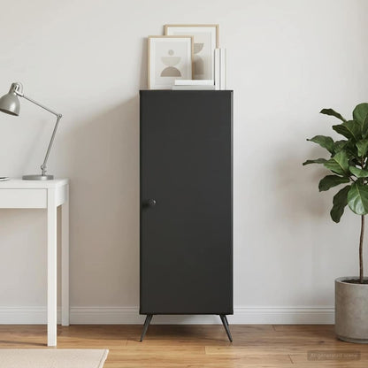 Sideboard Schwarz 33 x 34,5 x 90 cm Holzwerkstoff