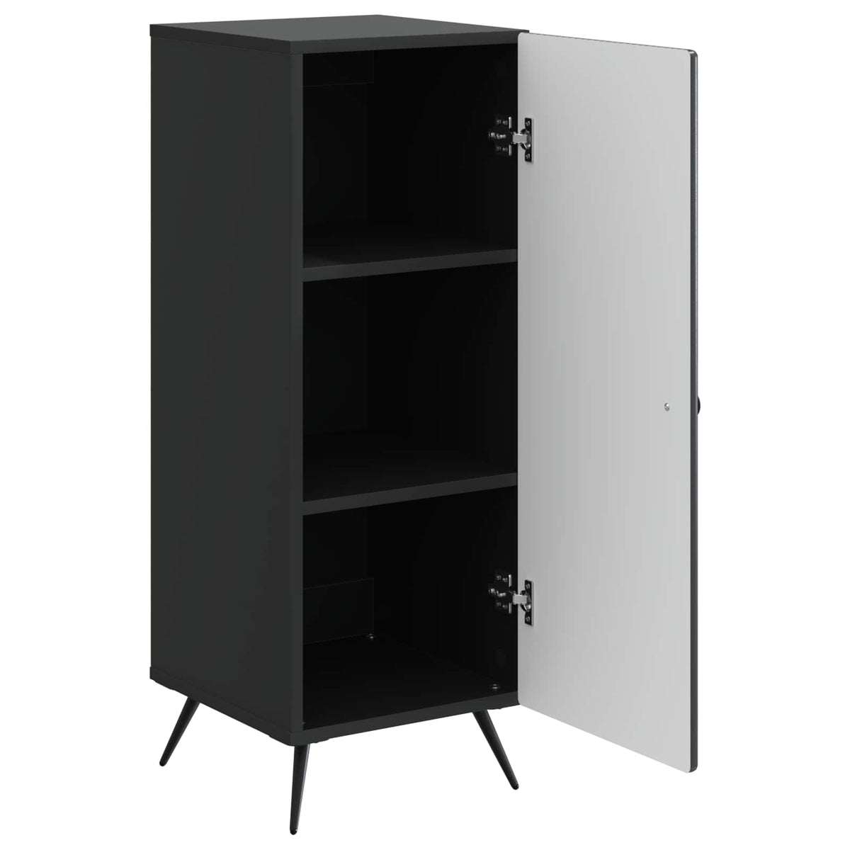 Sideboard Schwarz 33 x 34,5 x 90 cm Holzwerkstoff