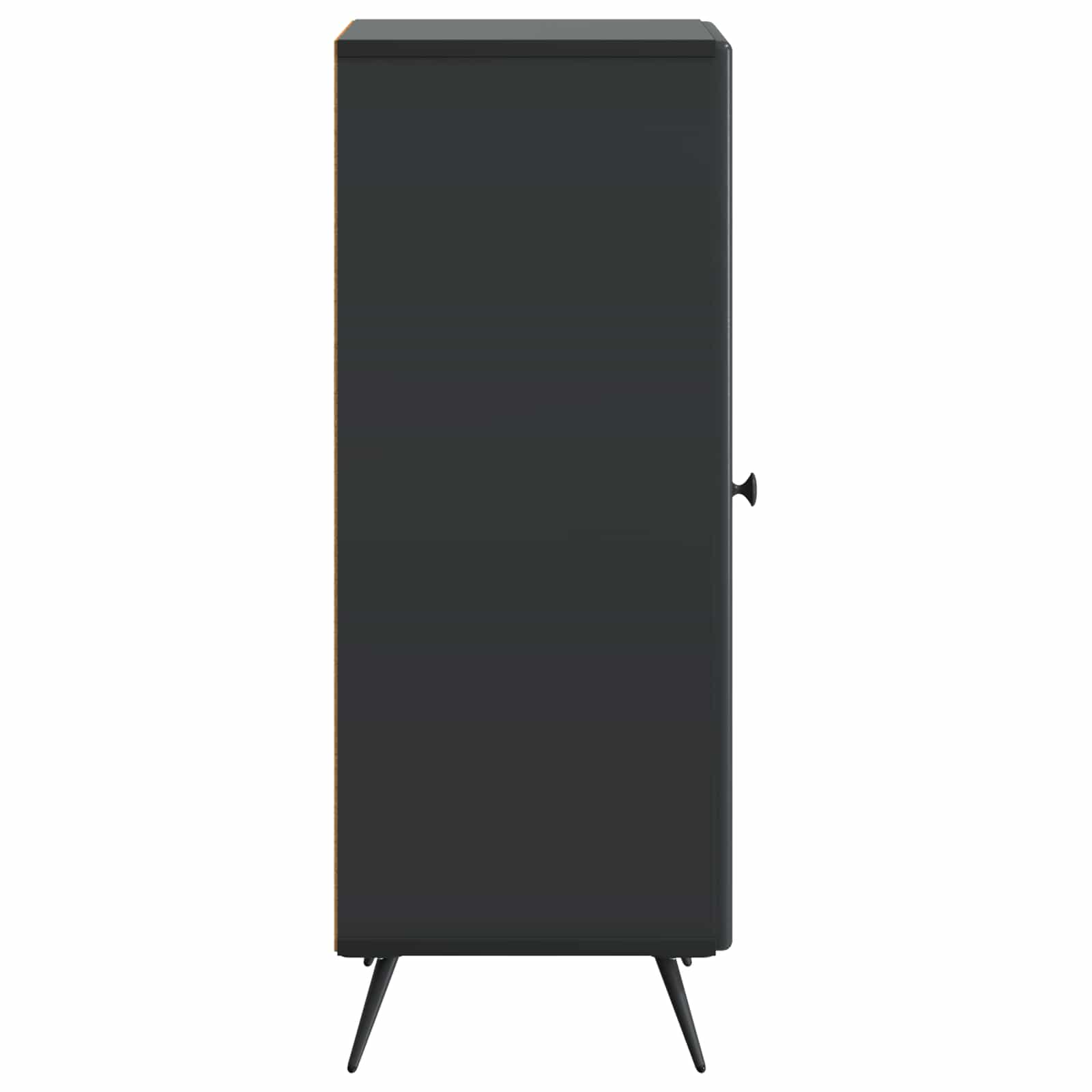 Sideboard Schwarz 33 x 34,5 x 90 cm Holzwerkstoff