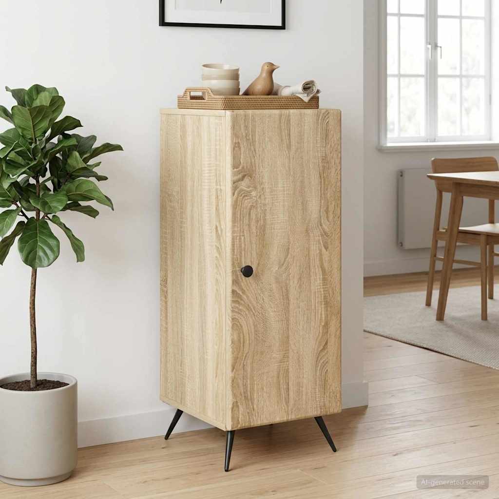 Sideboard Sonoma-Eiche 33 x 34,5 x 90 cm Holzwerkstoff