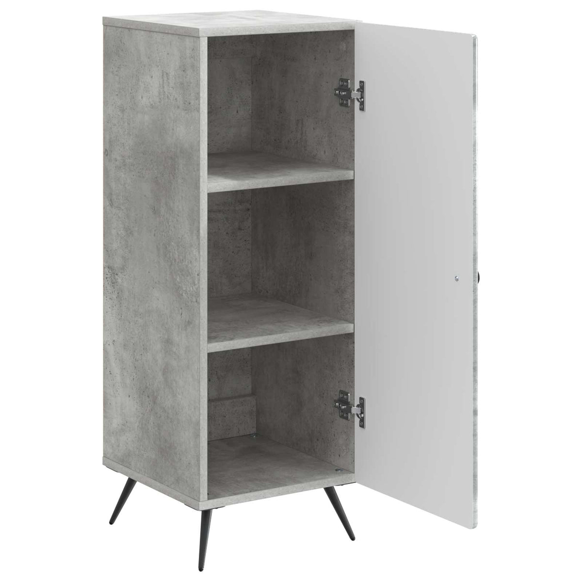 Sideboard Betongrau 33 x 34,5 x 90 cm Holzwerkstoff