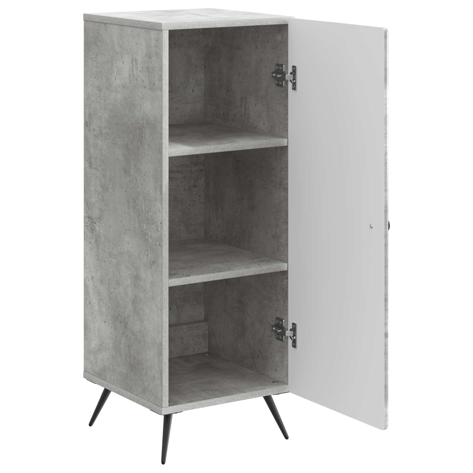 Sideboard Betongrau 33 x 34,5 x 90 cm Holzwerkstoff
