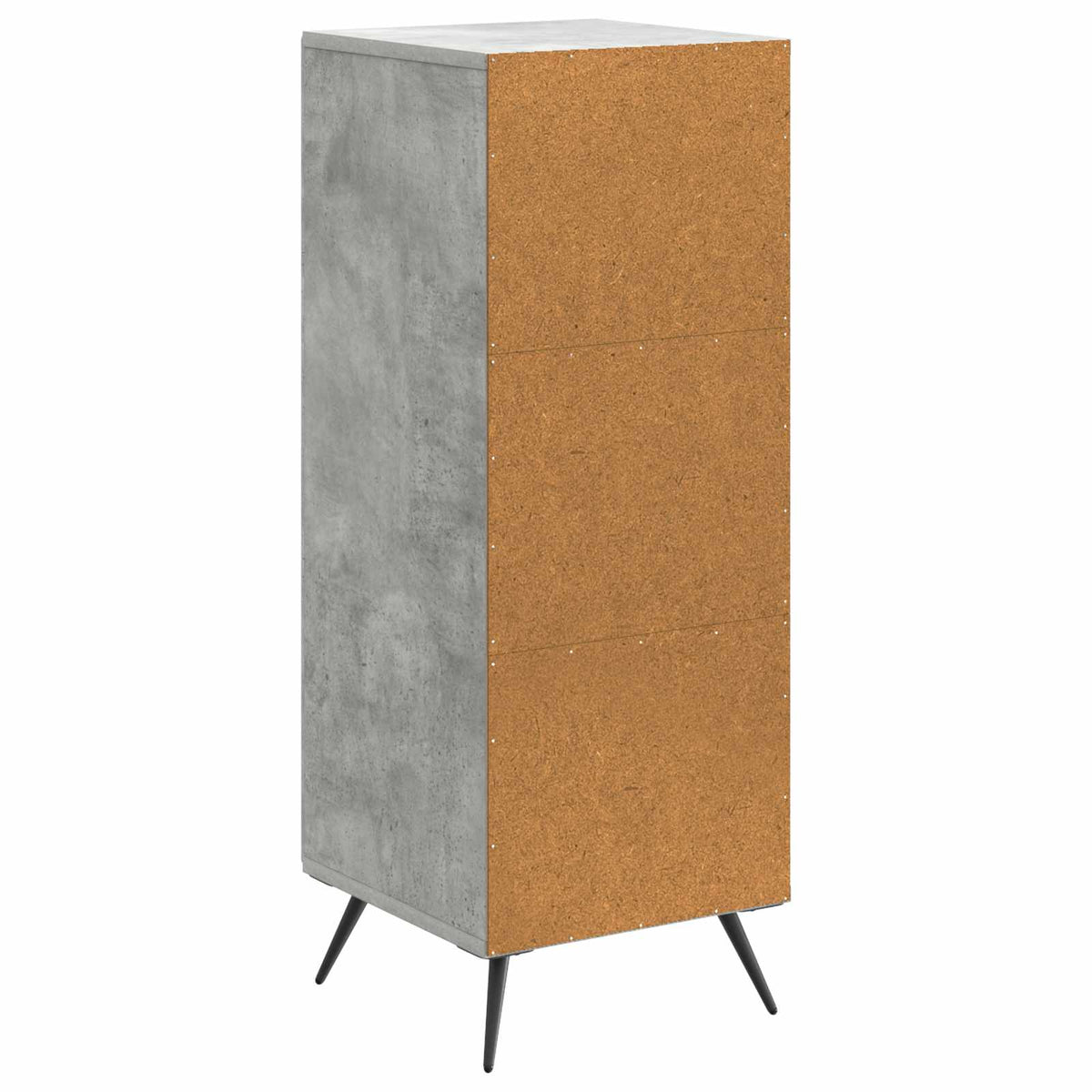 Sideboard Betongrau 33 x 34,5 x 90 cm Holzwerkstoff