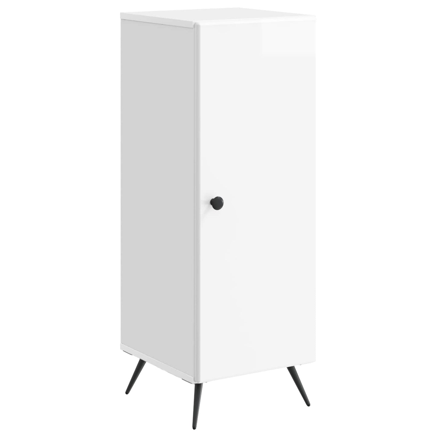 Sideboard Hochglanz Weiß 33 x 34,5 x 90 cm Holzwerkstoff