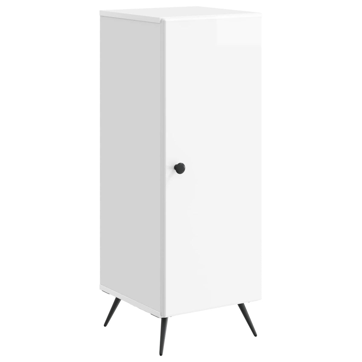 Sideboard Hochglanz Weiß 33 x 34,5 x 90 cm Holzwerkstoff
