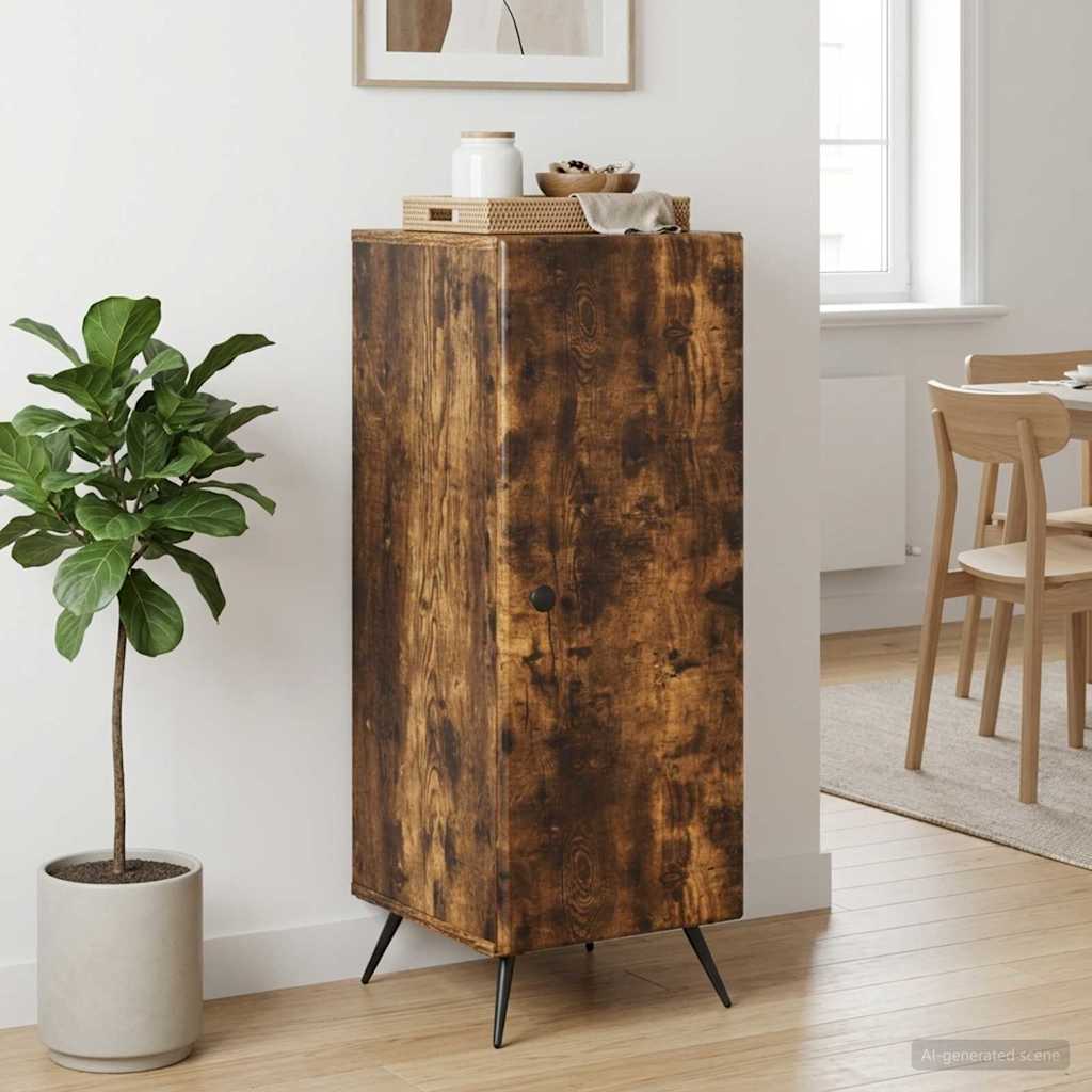 Sideboard Räuchereiche 33 x 34,5 x 90 cm Holzwerkstoff